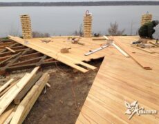 3 монтаж деревянного настила из террасной доски лиственницы