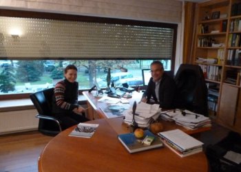 дизайнер Лазуткина Екатерина и директор питомника Штефан Лорберг