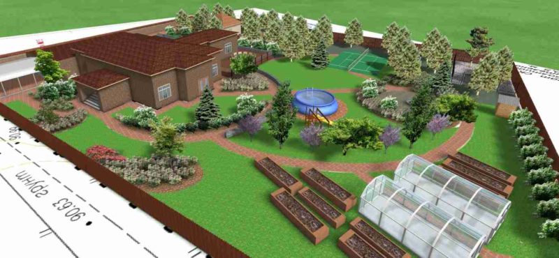 Ландшафтный дизайн - проект Диево Волга- 1